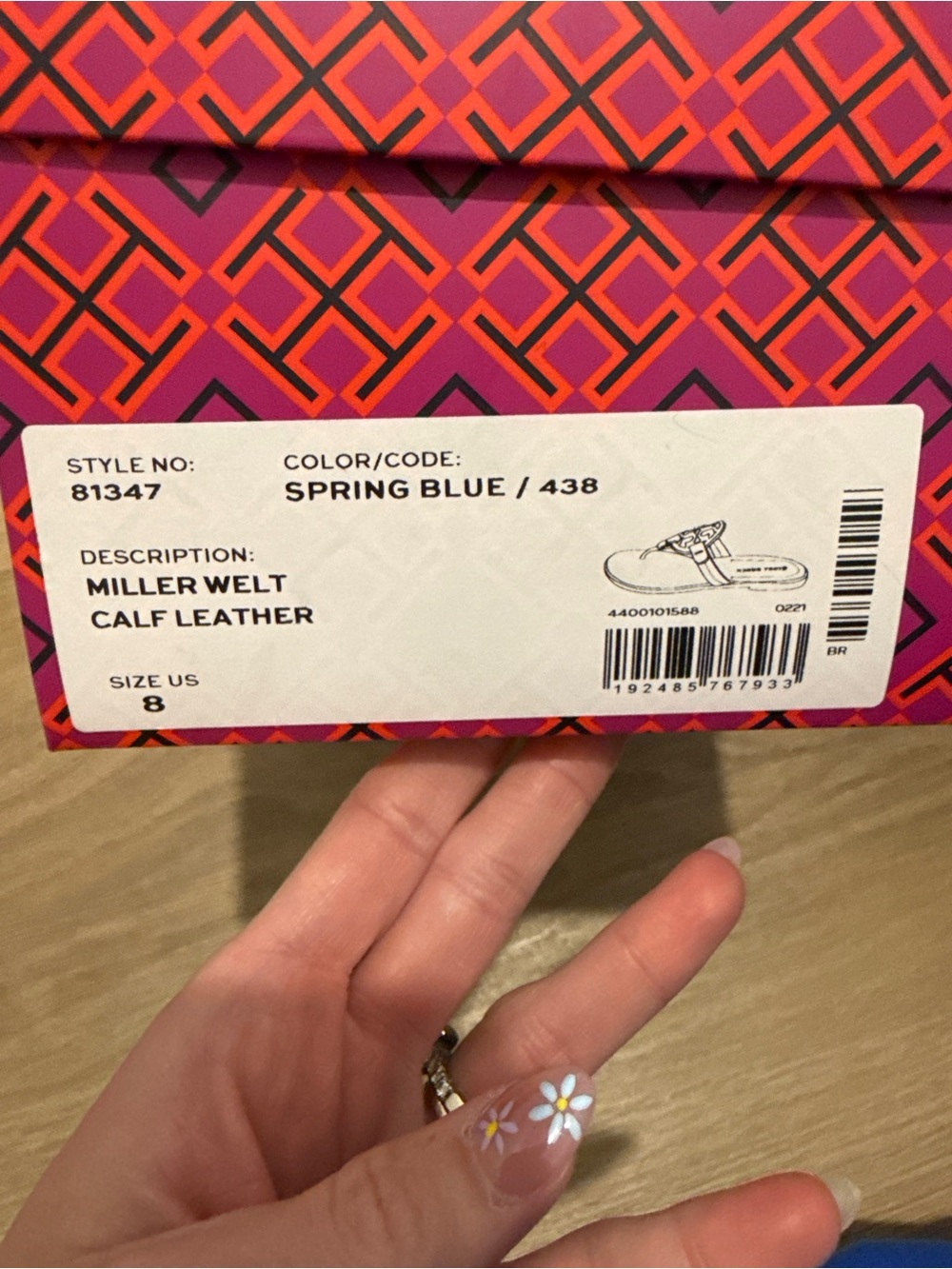 Tory Burch Spring Blue Sandals - Picture 4 of 5